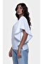 Women's Gradient Flared Sleeve Blouse White - 2