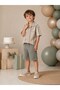 Boy's Linen Shorts with Elastic Waist Design - 5