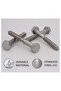 10 Pcs Galvanized (G.I) Hex Head Coach Screws with Washer & Plug Wood Working for Holding Together Heavy Timber & Concrete Working 6mm, Length 4 Inch - 2