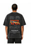 Car Drawing Printed Washable Relaxed Fit Unisex T-Shirt - 3