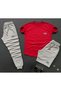 T-Shirt, Sweatpants, Shorts 3-Piece Combination, Thin Summer, Sweat-Absorbing, Ex Printed, Women'S/Men's Unisex Model
