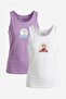Licensed Frozen Girls' 2-Piece Undershirt Cotton Strap Children's Undershirt Cute Princess Undershirt Gift Frozen Undershirt Fz22689