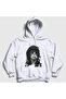 Unisex White Keith Richards Rock the Rolling Stones Hooded Sweatshirt 617582Tt
