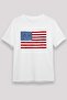 Usa White Unisex T-Shirt T-Shirt