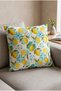 Lemon Market Set of 2 Decorative Throw Pillow Covers with Written Greyhound Dog and Lemon Patterns, Summer Mediterranean Themed Living Room Decor - 5