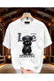 Men's T-Shirt, Character Print, Crew Neck, Short Sleeve, Casual, Street Style, Modern, Comfortable.
