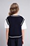 School V-Neck Embroidered Sweater for Girls H7867A826Au - 5