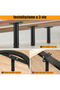 Set of 6 height-adjustable bed support legs, suitable for bed frames, bed boards and furniture support legs with a height of 18-32 cm, no drilling... - 4