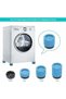 Four shockproof washing machine feet, universal washing machine feet, suitable for washing machines and dryers (blue, 3.5 cm). - 2