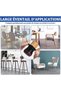 (M) Chair leg protectors, thickened silicone felt chair cushions, 16-piece pack of small black chair cushions, floor protectors. - 4