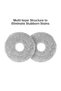 Reusable mop pads, suitable for ECOVACS DEEBOT X1, T10 Turbo, Dreame L10s Ultra, L20 Ultra, X40 Ultra, Xiaomi X10, and X20. 2-pack. - 4