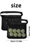 1-Piece Adjustable Zipper Mesh Waist Bag & Tennis, Pickle & Golf Ball Storage Pouch - 5