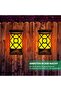 Outdoor Solar Flame Light Set (4pcs) – 3D Flashing LED Flame, 66 LED Beads, Automatic Patio Fence - 3
