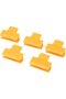 50-Piece Greenhouse Mounting Clips - Greenhouse Film Fixing Clips - Suitable for Gardens and Greenhouses - Orange - 3