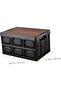 Large capacity foldable car storage box – trunk car accessory organizer – bottle storage case - 4