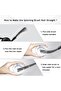 Side Brushes 6-Pack for Dreame D20 Pro Plus X40 Ultra Master L40 Ultra s Pro X50 L50 V50 Complete Robotic Vacuum Cleaners - 5