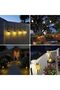 2-pack outdoor solar lights, 20 LED outdoor lanterns, waterproof garden decorations, patio lighting, warm light - 3