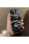 iPhone 13/14 Compatible Manga Drawing Classic Car Flat Print Quality Silicone Case