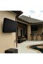 Waterproof outdoor protective case for 65-70 inch TVs, with remote control pocket and bottom cover. - 3