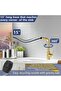 360° Rotating Pull-Out Kitchen Faucet - Single Handle Sink Mixer Faucet - Brushed Gold - 4