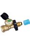 POL adapter for phosphorescent pressure gauges, adapter for propane cylinders with pressure gauges. - 3