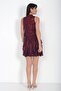 Women's Stefani Collar Lined Sequin Layered Short Dress - 4