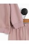 Girl's Bow Detailed Wide-Legged, Grass Stitched, 4-10 Years Old Seasonal 2-Strap Tracksuit Set, 2-Piece Set - 5