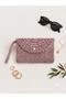 Women's Cordone Knitted Hand Strap Portfolio Knitted Bag