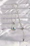 316L Steel Silver Color White Enamel Girl Figure Tarot Pendant - 2