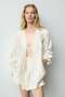 Frayed kaftan jacket - 3