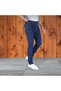 Men's Regular Fit Straight Leg Stretchy Lycra Denim Jeans Trousers - 3