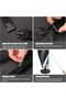 Waterproof banana-shaped cantilever parasol cover, black, for 205cm cantilever parasols (canopy only). - 4