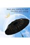 Automatic Folding Sunshade - Suitable for Both Sun and Rain - Black - 4