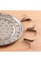 Vegetable Steamer Steamer Drawer Stainless Steel Three-Piece Set Vertical Steamer Rack Steaming Tray Kitchens 20/24/26cm - 3