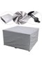Outdoor table and chair garden furniture cover, waterproof Oxford cloth, 180x120x74 cm (Silver)
