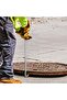 Two manhole cover hooks, made of stainless steel, 30 cm thick, for opening manhole covers. - 4