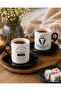 Porcelain Groom Coffee Cup and Saucer |   Black Turkish Coffee Cup with Handle |   Promise, Engagement, Girl's Request Groom Coffee Presentation Set - 2
