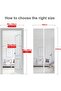 Magnetic Ultra-Fine Mesh Mosquito Screen Door Curtain, No-Drill Installation (White, 100x210cm) - 2