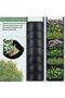 2 hanging planter bags. 7-pocket wall-mounted planter bags. for vertical pots. Breathable non-woven fabric planter bags. for patios, gardens, and... - 2
