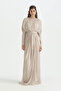 Beli Stone Accessory Evening Dress - Stone - 4