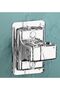 No-drill shower head holder - Adhesive shower head holder - Adjustable tilt angle - Universal handheld shower head holder - Silver - 2