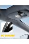 One-Handed Clip-On Car Sun Visor Eyeglass Holder - Minimalist Sunglasses Storage Clip & Universal Car Accessory - 2