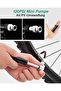 Bicycle Repair Tool Kit Saddle Bag 16-in-1 Set 120 PSI Mini Pump Portable Mountain Road Bikes Black - 4