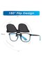 Kids Sunglasses Clip-on Polarized Suitable for Prescription Glasses Jacket Sunglasses for Kids Girls Boys Green Black - 4