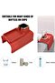 Sofa armrest tray - compact silicone cup holder tray - For sofa armrests - remote control & mobile phone holder (red upgraded version) - 2