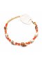 Natural Sea Shell Women's Coral Beaded Anklet - 3