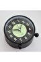 Bedroom clock, silent, battery operated, tick-free, modern design, silent clock for the bedroom, luminous clock - black - 4