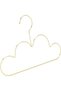 Cloud-Shaped Clothes Hangers - Non-Slip Hangers - Hanging Children's Clothes - Romantic Design - 10 Pieces - Gold - 3
