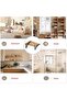 10-piece wall mount bracket set, floating wall mount bracket, 95 x 150 mm (including screws), suitable for home and office. - 3