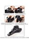 Two adjustable bicycle seatpost clips - Black - 2